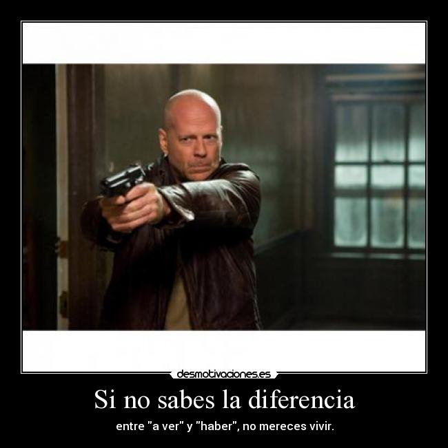 Si no sabes la diferencia - 