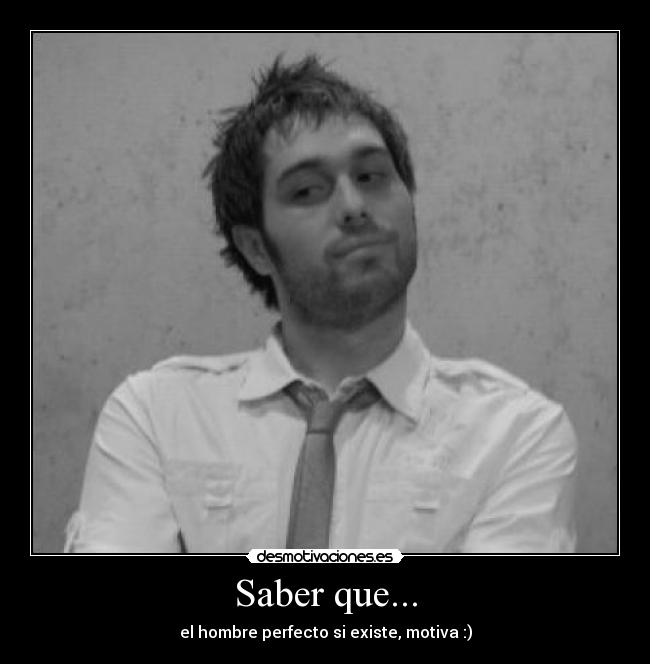 Saber que... -