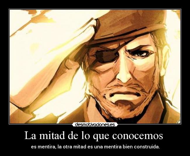 carteles snake jack zero solid snake liquid ocelot boss eva johnny serpiente fumar pistolas guerra paz konami desmotivaciones