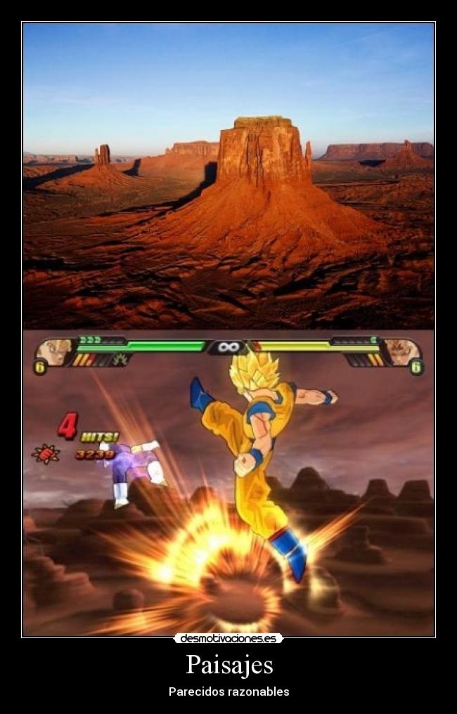 carteles paisaje windows7 escenario dragon ball desmotivaciones