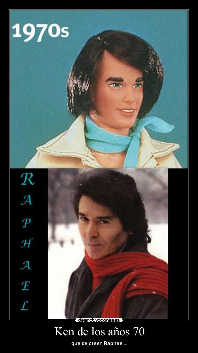 Ken de los años 70 - que se creen Raphael...