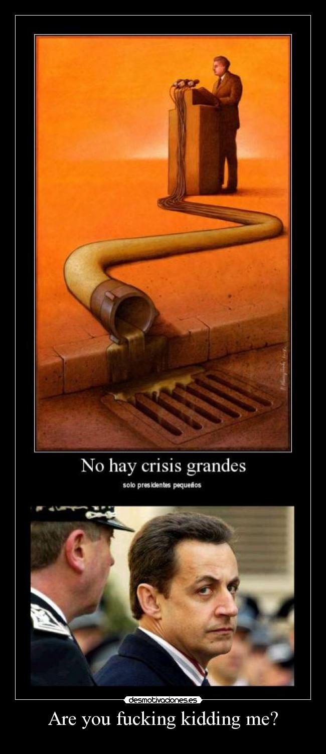 Are you fucking kidding me? -