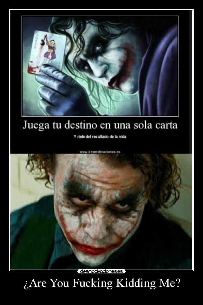 ¿Are You Fucking Kidding Me? -