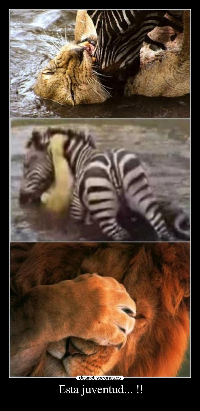 Esta juventud... !! -