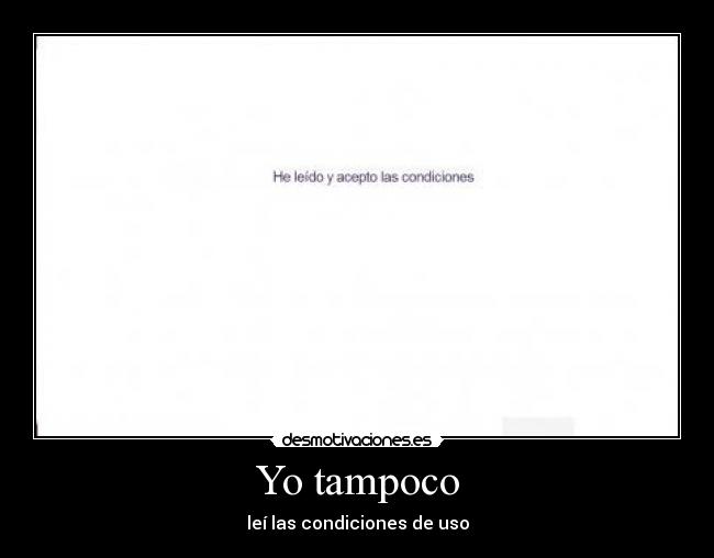 Yo tampoco -