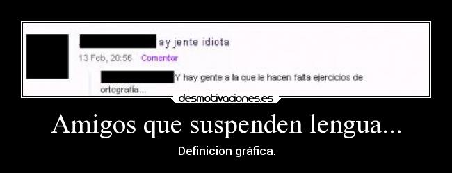 Amigos que suspenden lengua... - 