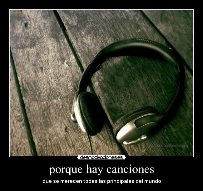 porque hay canciones - 