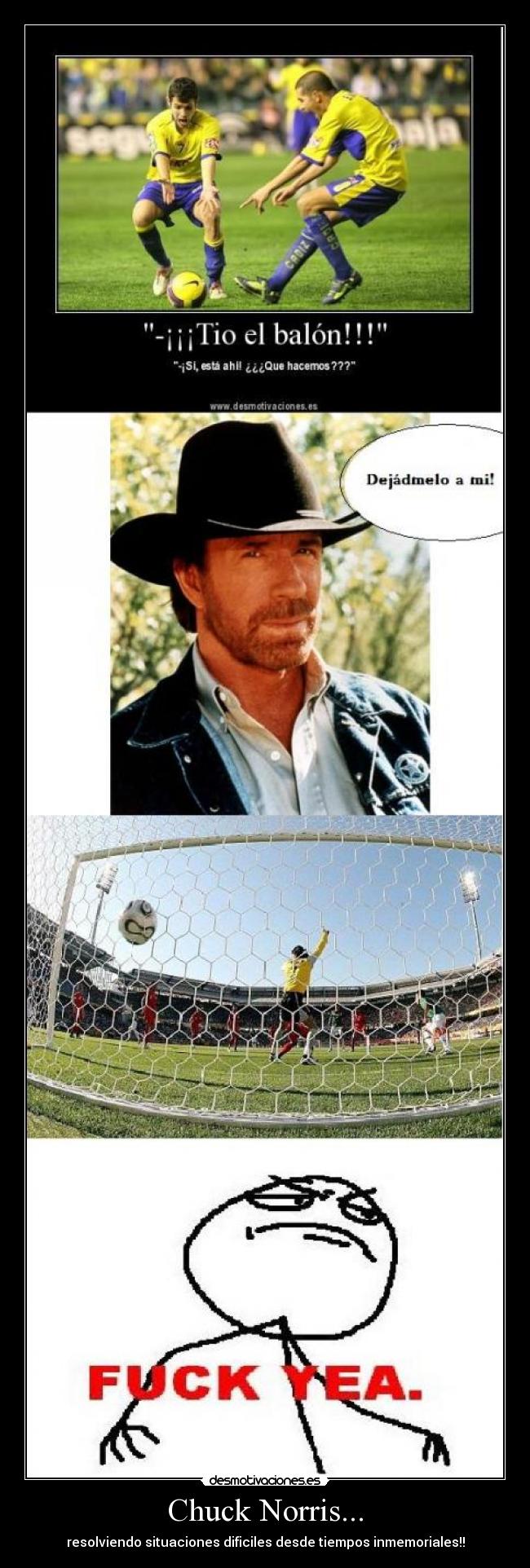Chuck Norris... - resolviendo situaciones dificiles desde tiempos inmemoriales!!