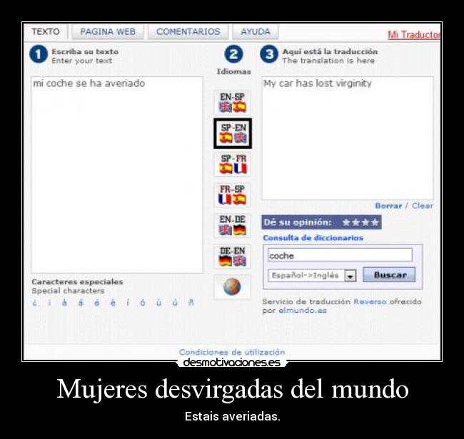 Mujeres desvirgadas del mundo - 