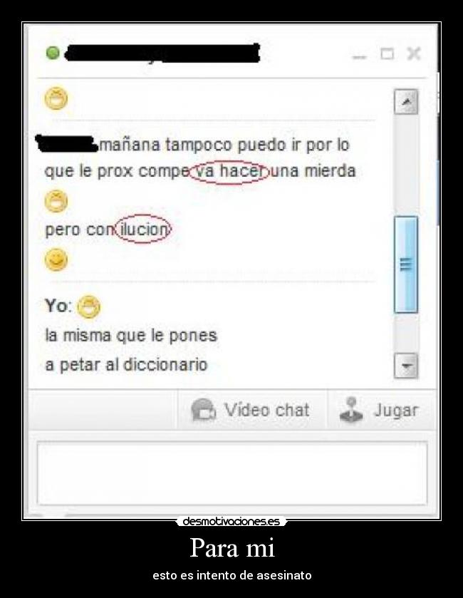 Para mi - esto es intento de asesinato