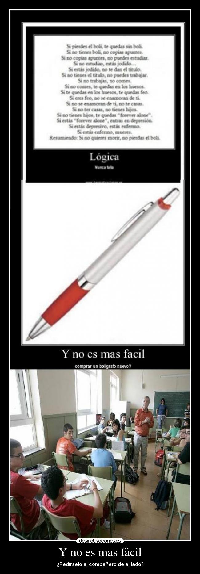 Y no es mas fácil -