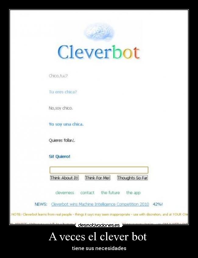 A veces el clever bot  - 