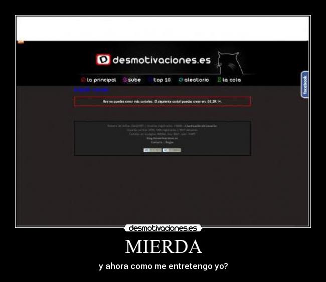 MIERDA - y ahora como me entretengo yo?