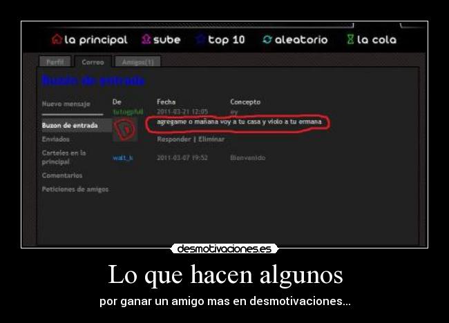 Lo que hacen algunos - 