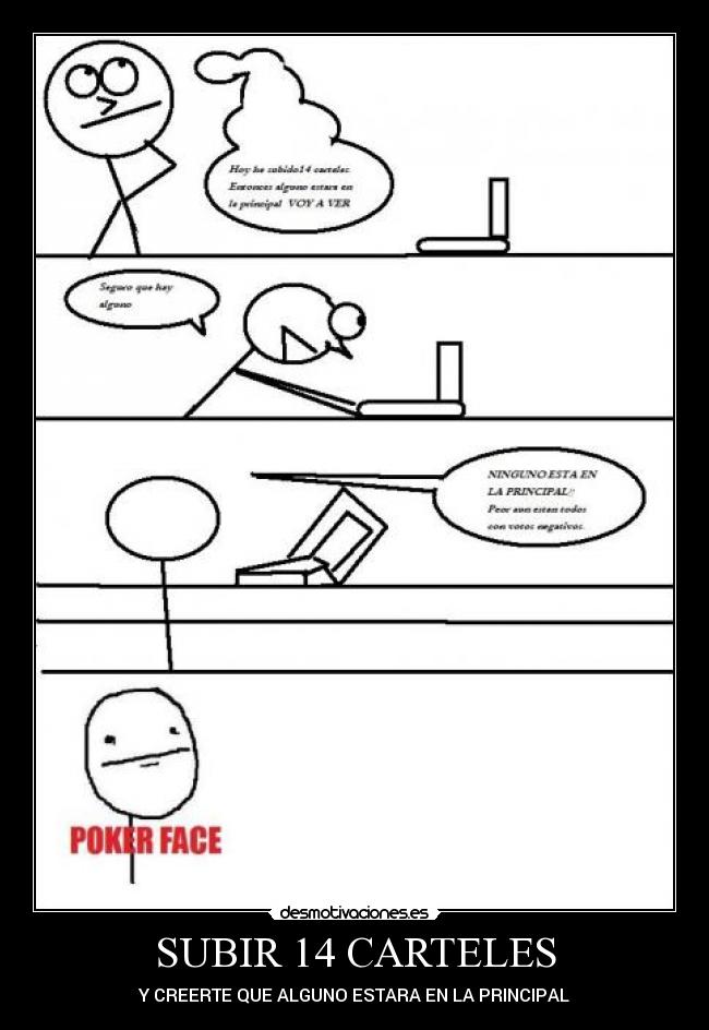 SUBIR 14 CARTELES -