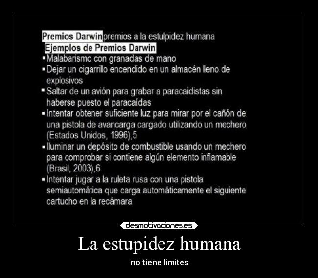 La estupidez humana - 