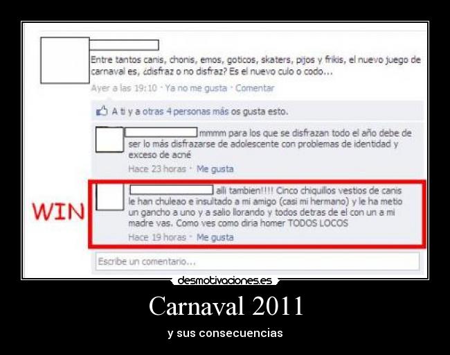 Carnaval 2011 - y sus consecuencias