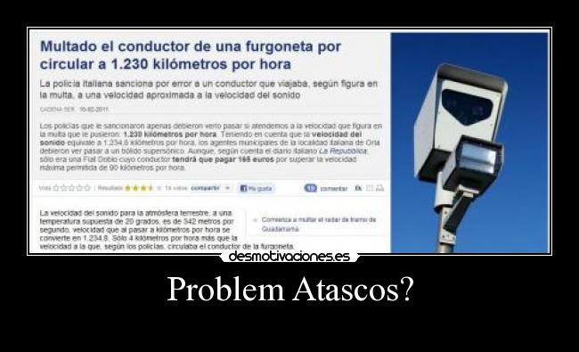 Problem Atascos? -