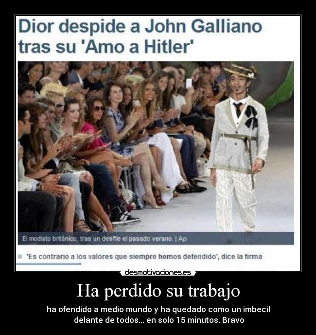 Ha perdido su trabajo - 