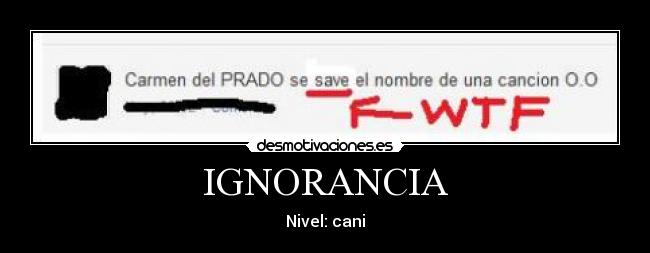 IGNORANCIA -