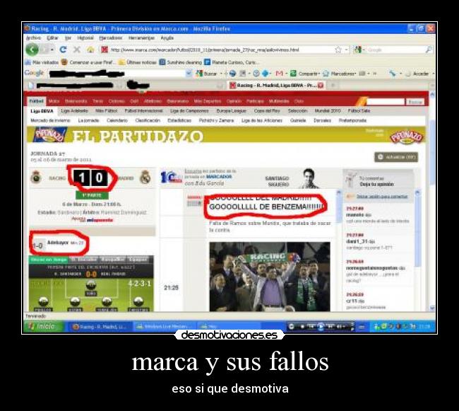 marca y sus fallos - 