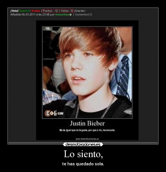 carteles justin bieber desmotivaciones