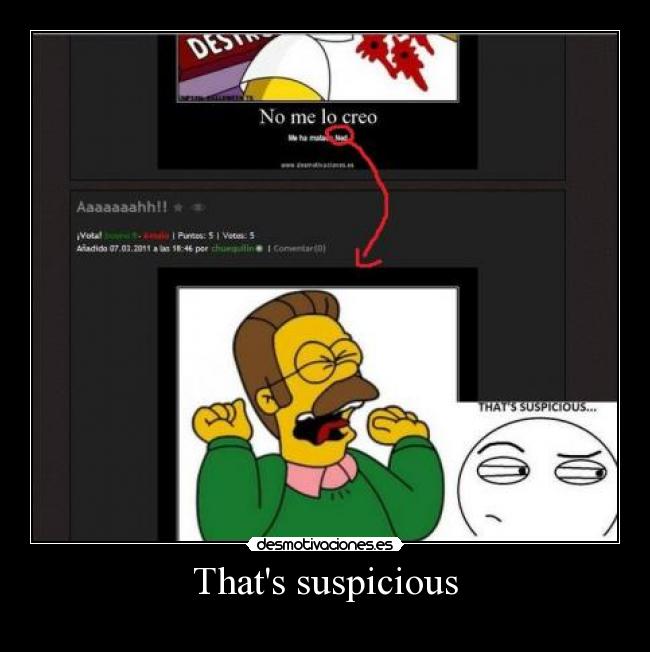 Thats suspicious - 