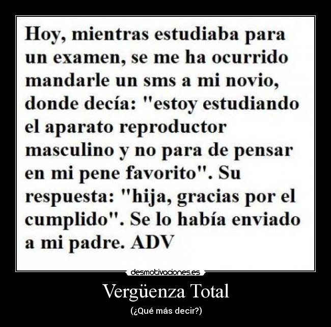 Vergüenza Total -