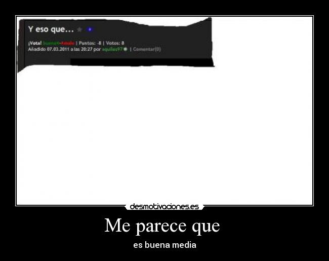 Me parece que  - 