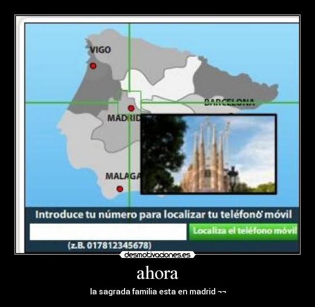 ahora - la sagrada familia esta en madrid ¬¬