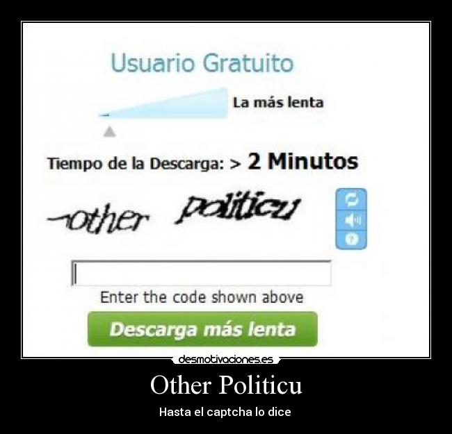 Other Politicu - Hasta el captcha lo dice 