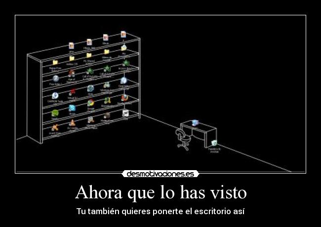 Ahora que lo has visto -