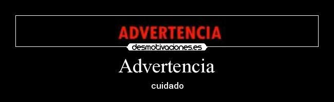 Advertencia - 
