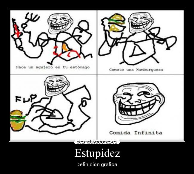 Estupidez - Definición gráfica.
