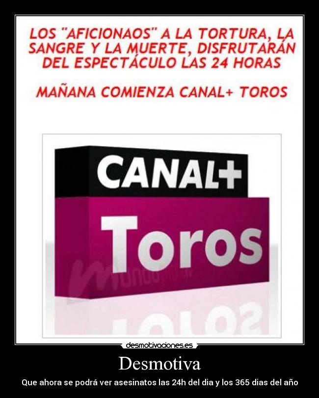 Desmotiva - Que ahora se podrá ver asesinatos las 24h del dia y los 365 dias del año