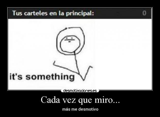 Cada vez que miro... -