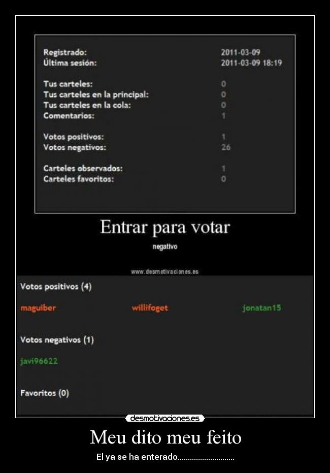 Meu dito meu feito -