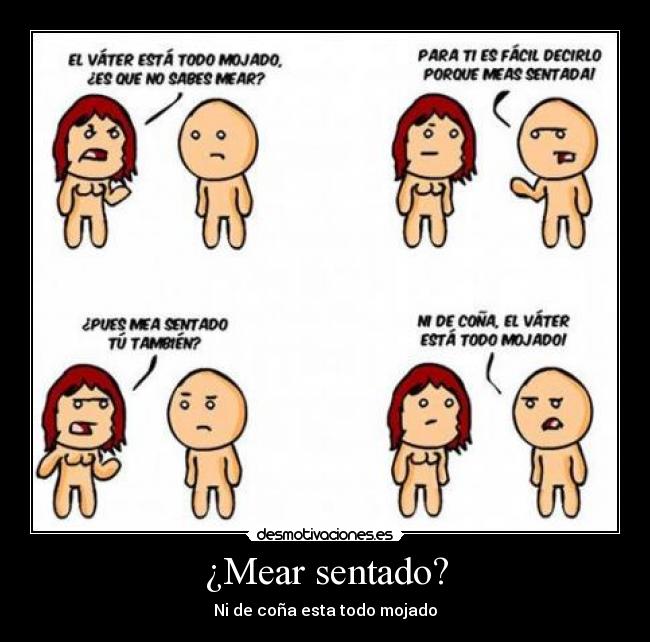 ¿Mear sentado? - 