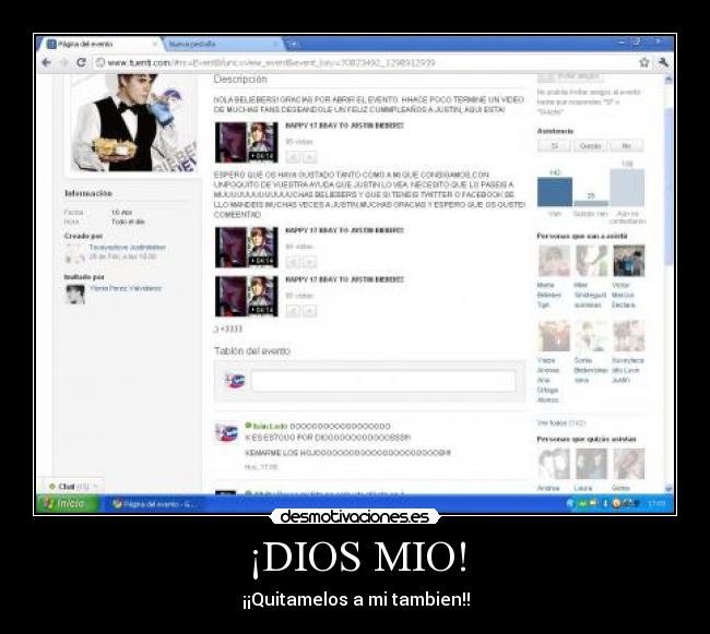 ¡DIOS MIO! - ¡¡Quitamelos a mi tambien!!