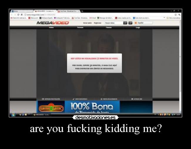 are you fucking kidding me? - 