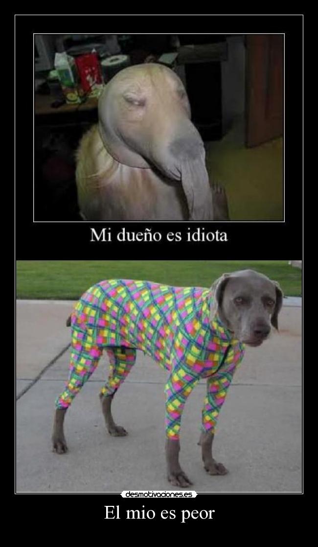 El mio es peor -