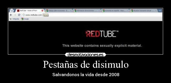 Pestañas de disimulo - Salvandonos la vida desde 2008
