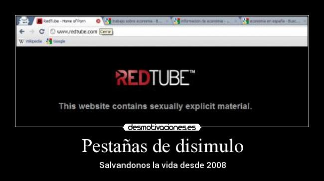 Pestañas de disimulo - Salvandonos la vida desde 2008