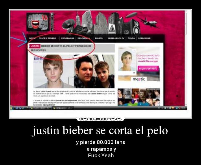 carteles justin bieber fuck yeah fans desmotivaciones