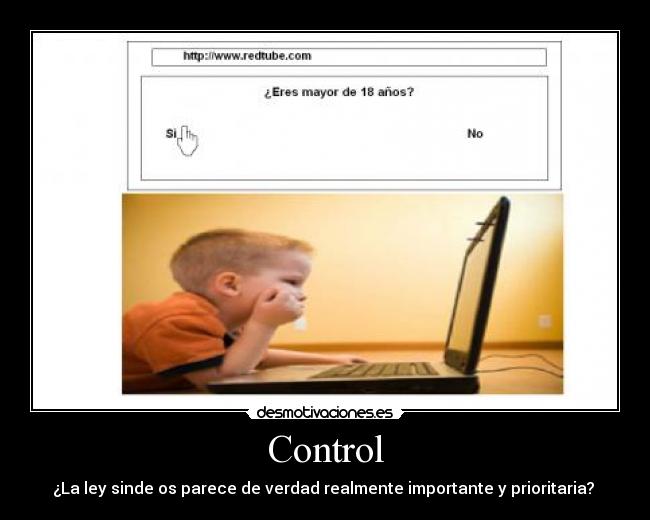 Control - ¿La ley sinde os parece de verdad realmente importante y prioritaria? 