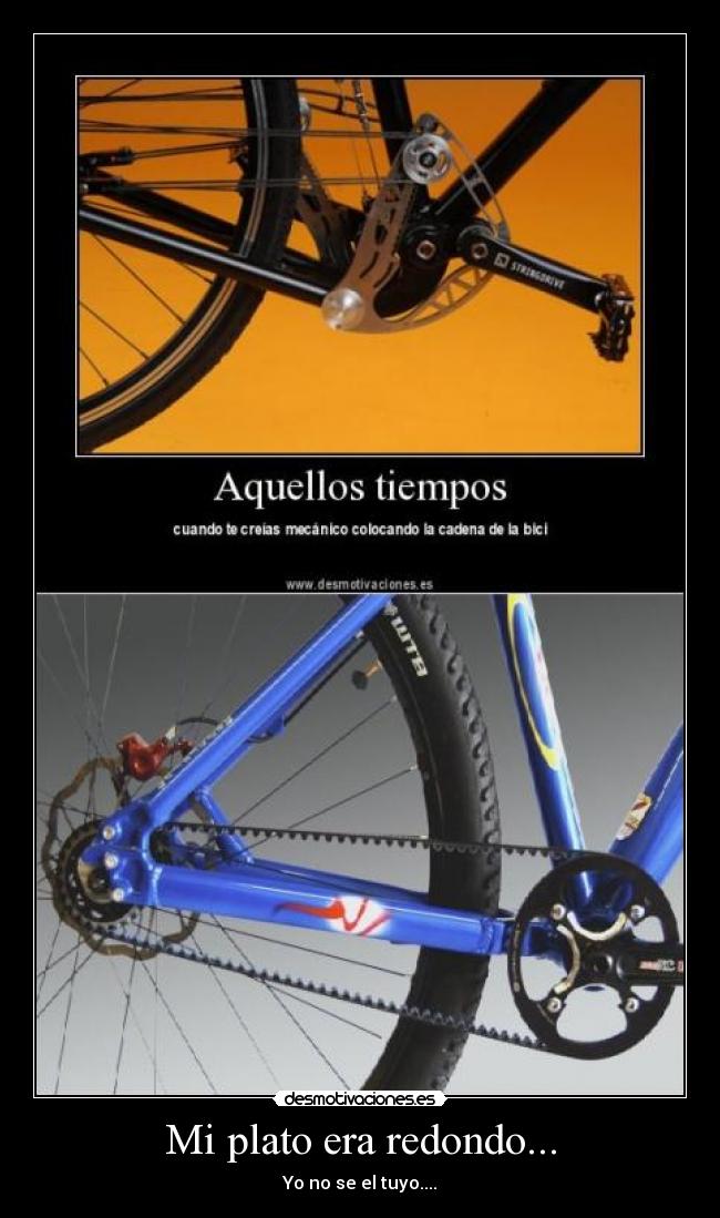 Mi plato era redondo... -