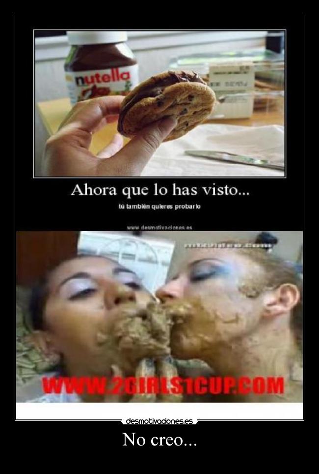No creo... - 