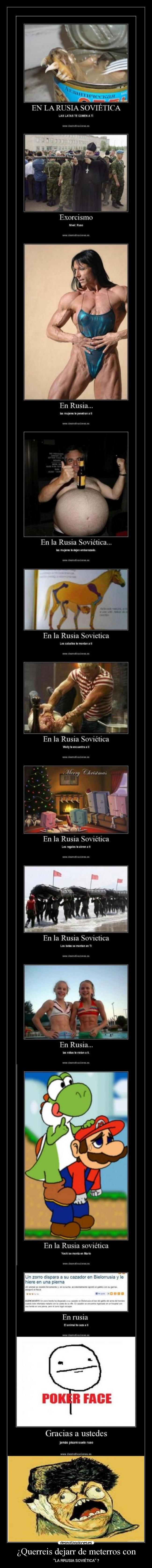 ¿Querreis dejarr de meterros con -