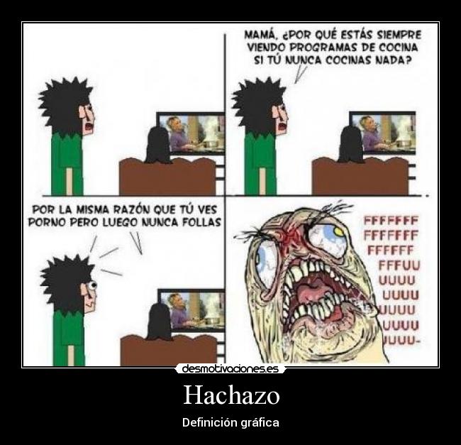 Hachazo - Definición gráfica