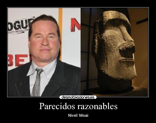 carteles parecidos razonables moai nivel desmotivaciones